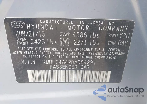 KMHEC4A42DA084291